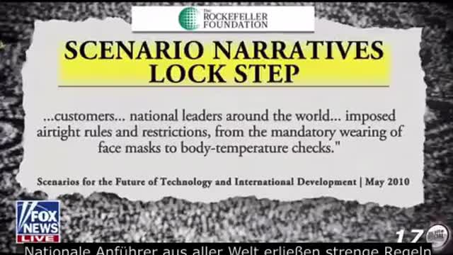 Operation Lockstep Rockefeller - Globale Pandemie