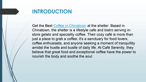 Get the Best Coffee in Chinatown