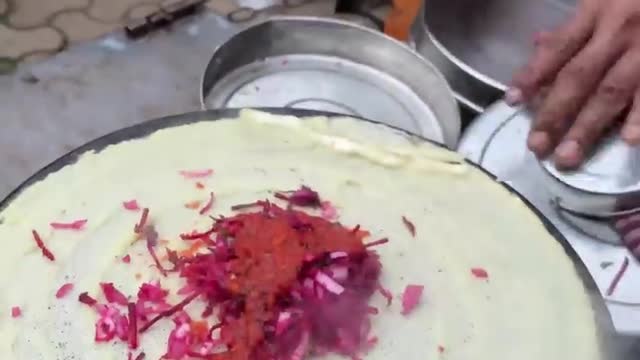 Dosa making on cycle | Indian Street Food 😋