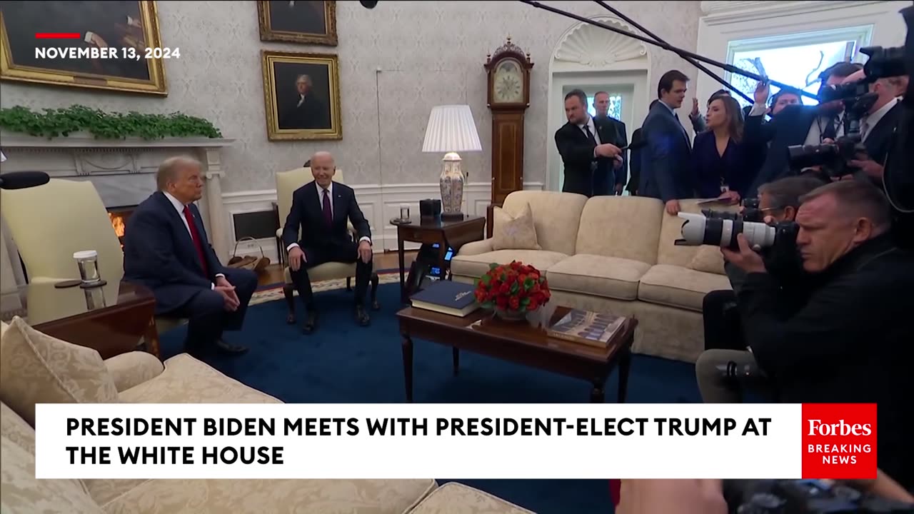 BREAKING NEWS: President-Elect Trump And President Biden Meet In The Oval Office