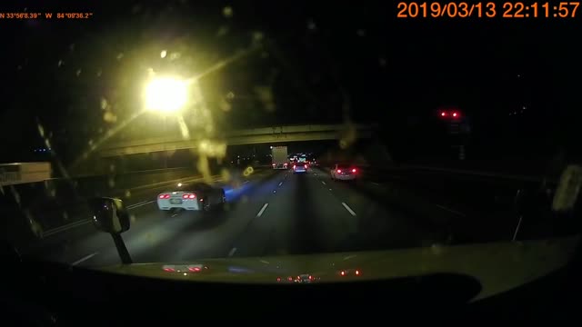 Pickup Truck Mercilessly Crashes into Corvette