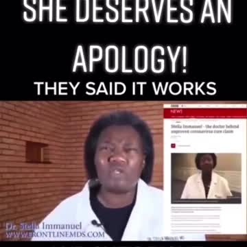 Apologize to her