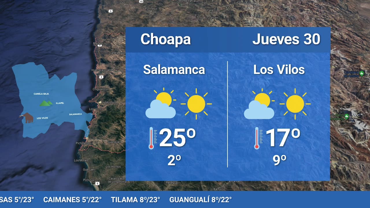 EL TIEMPO EN LA REGIÓN - MIÉRCOLES 29 DE MAYO 2024