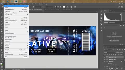 How to create a custom event ticket