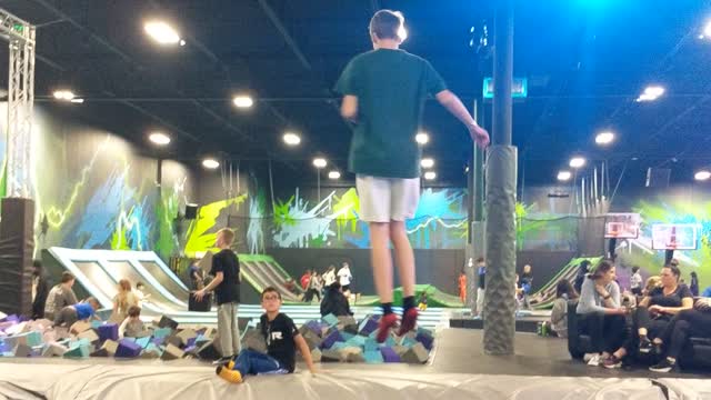 Halloween fun at the trampoline park