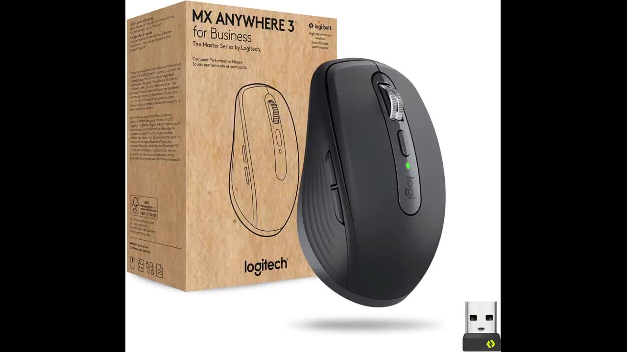 Review: Logitech MX Anywhere 3 for Mac Compact Performance Mouse,Wireless, Comfortable, Ultrafa...