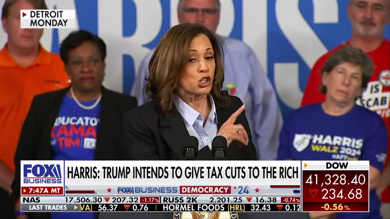 WAY OFF-BASE': Kamala Harris grilled for 'BS' claim about Trump economy