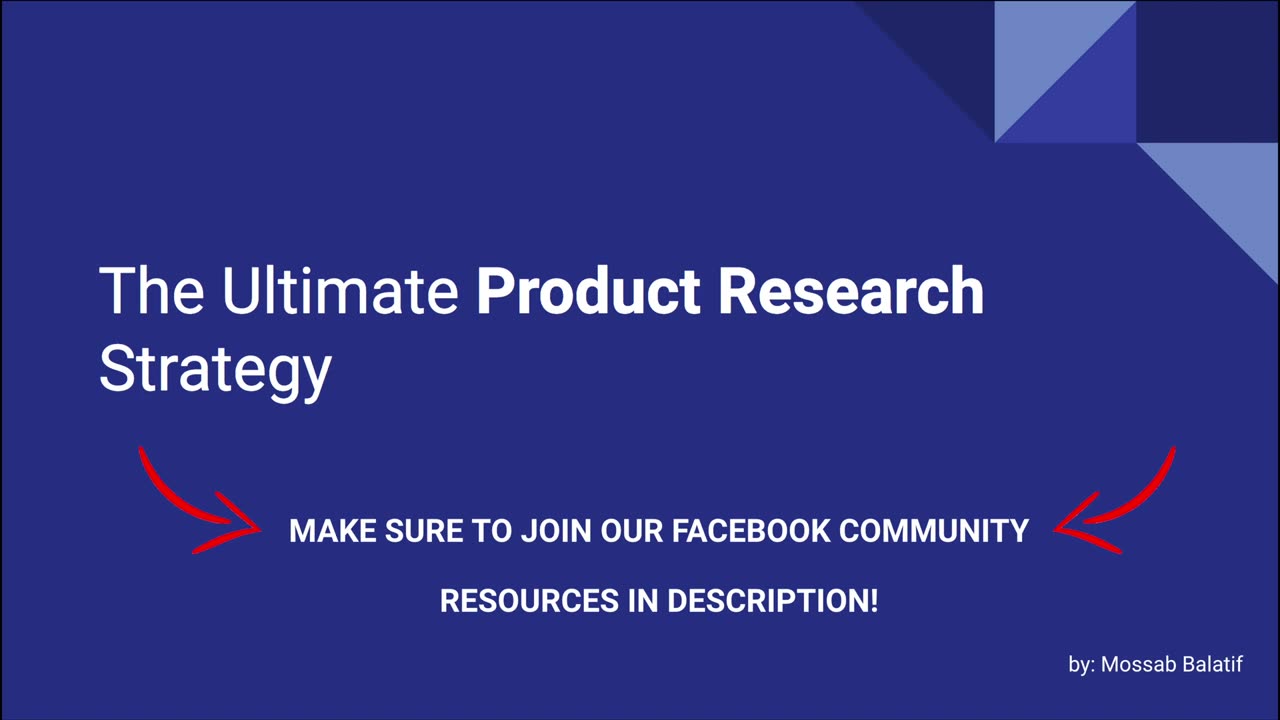 The Ultimate Product Research Strategy | How To Find Hot Products To Sell