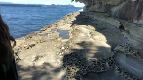 A Swim at Malaspina galleries on Gabriola Island