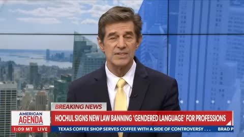 BREAKING: New York Governor Kathy Hochul signs new law banning 'gendered language' for professions