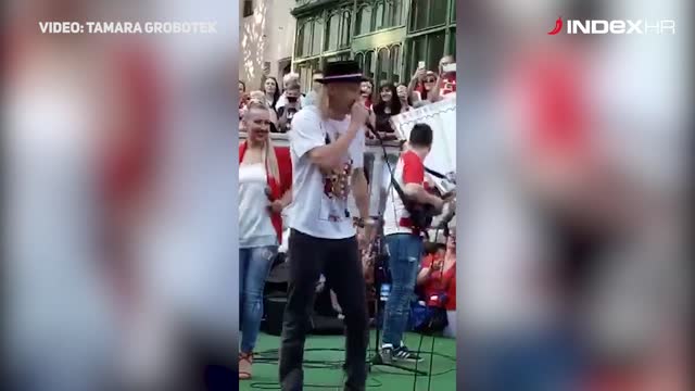 Vida pjeva na dočeku u Miholjcu