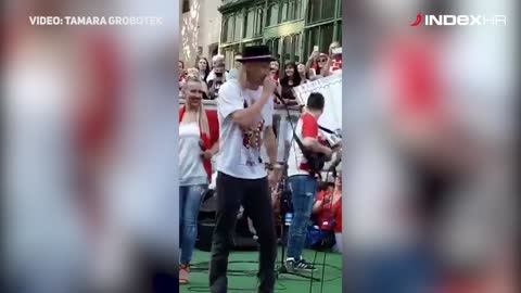 Vida pjeva na dočeku u Miholjcu