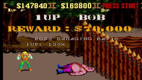 Zeroing Sunset Riders snes version with the character (BOB).