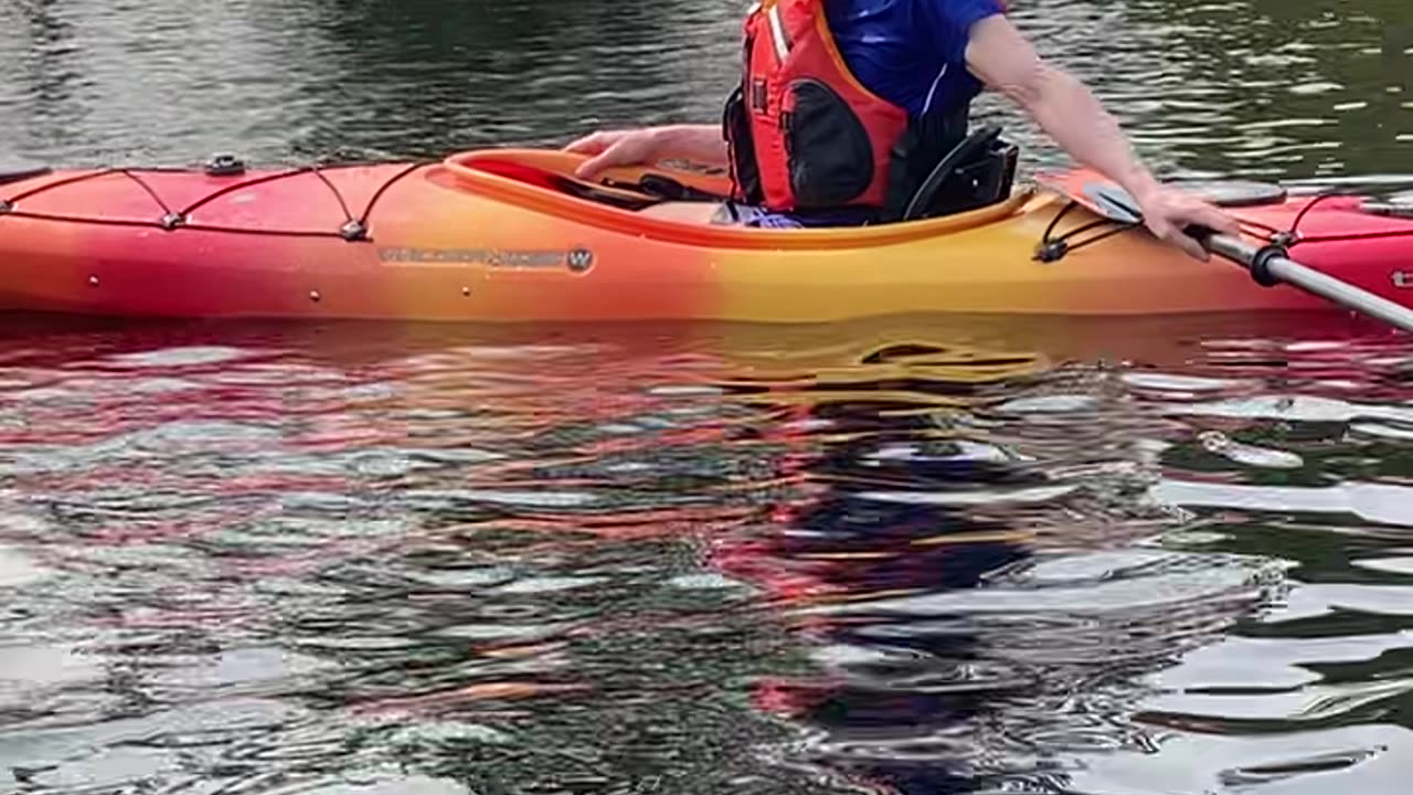 Aaron learns how to do an un-assisted rescue.