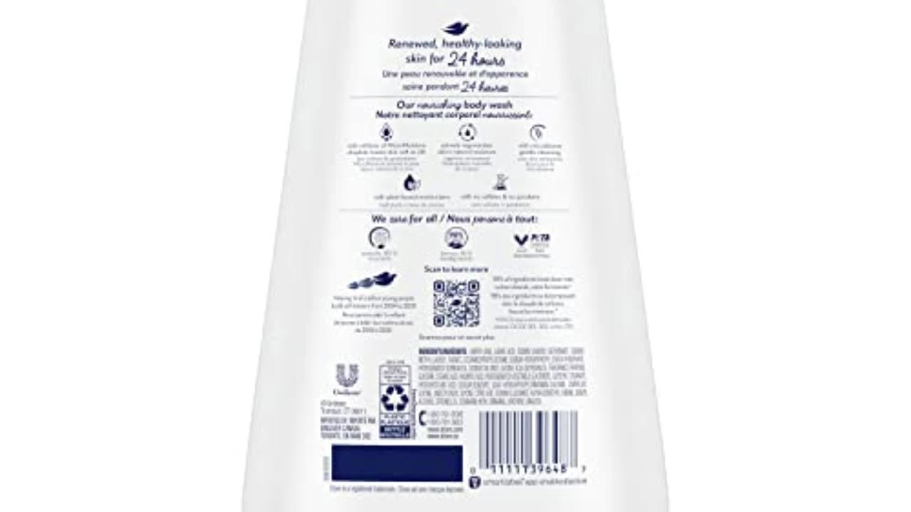 Dove Body Wash with Pump Deep Moisture For Dry Skin Moisturizing