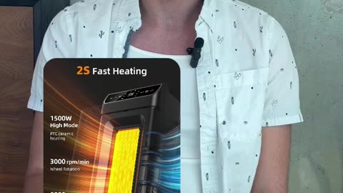 Fast Heat Anytime, Anywhere! ⚡❄️ #shorts #ytshorts #viral #spaceheater #homecomfort