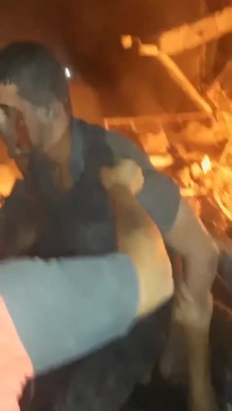 Isreali strike on Hasbna Allah and Naam al-Wakilvideo 2023-Oct-12