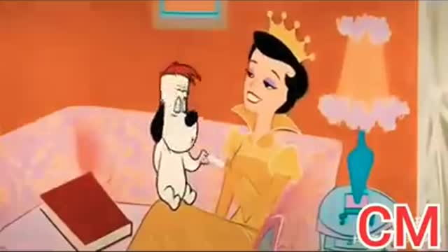 Saving cartoon moment