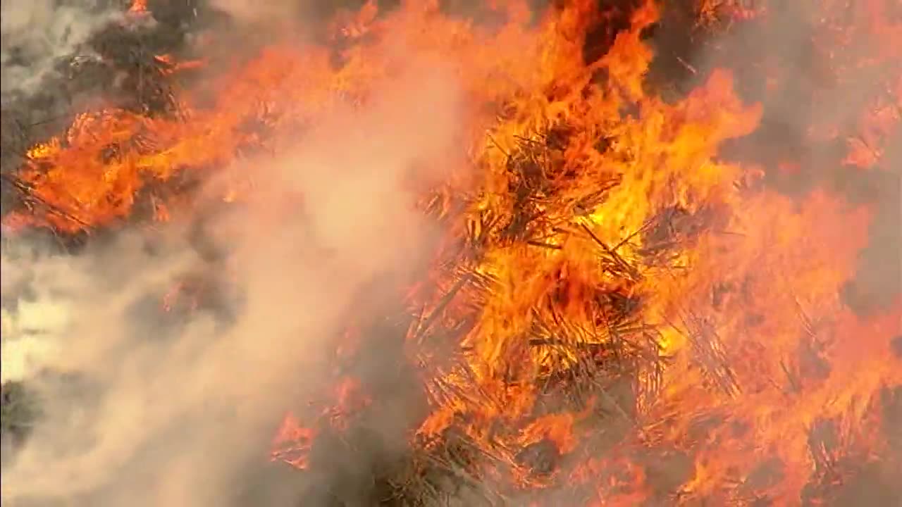 Wildfire grows to 4300 acres across wooded area noth of Huntsville a