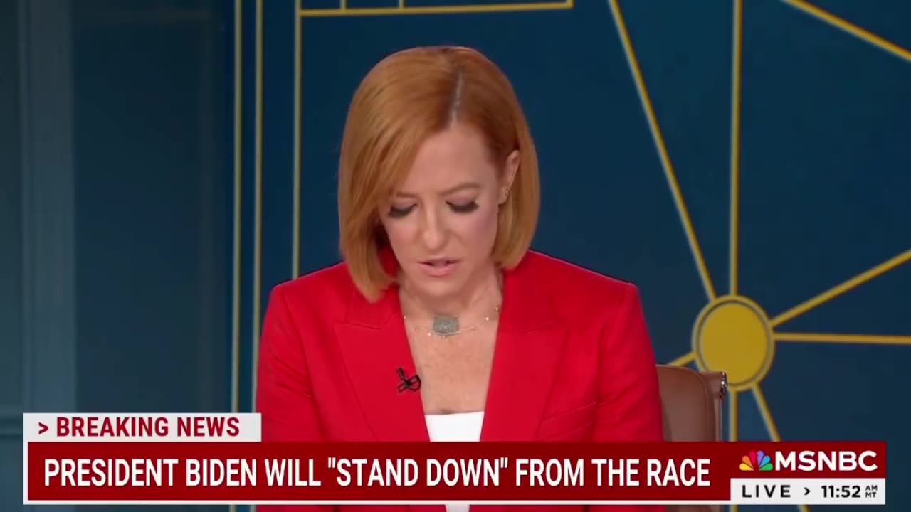 Biden Drops Out Of Presidential Race, Psaki Is Big Mad He Didn't Endorse Kamala