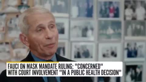 Fauci insists the CDC should be ABOVE federal courts.