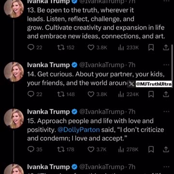 Ivanka Trump Shares 17 Life Lessons On Her 43rd Birthday