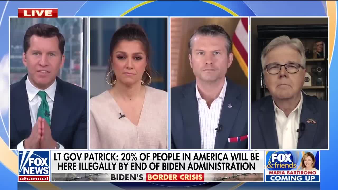 TX Lt. Gov: 30 Million Might Come Illegally Under Biden!