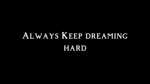 Always Keep Dreaming #dayodman #motivation #eeyayyahh #motivationalspeaker #positivity