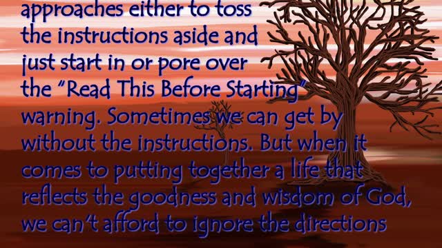 Daily Message from Rev. Ernie, September 11 2022
