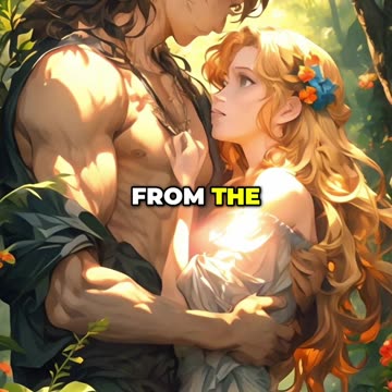 Adam and Eve: The First Sin 🌳✨ | Anime Bible Story in 60 Seconds