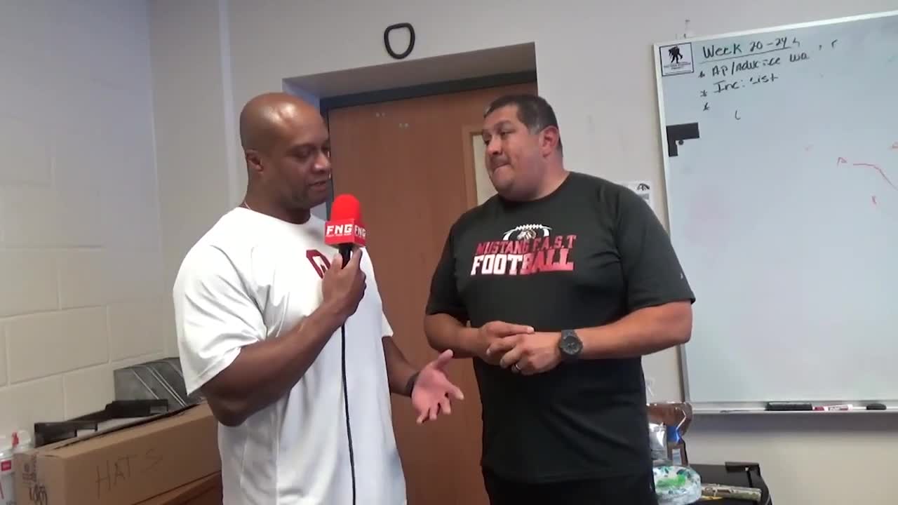 Creekview Head Football Coach Tony Castillo
