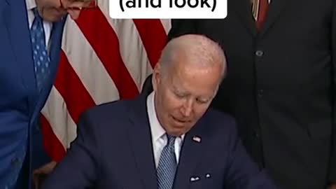 President #Biden gives Sen