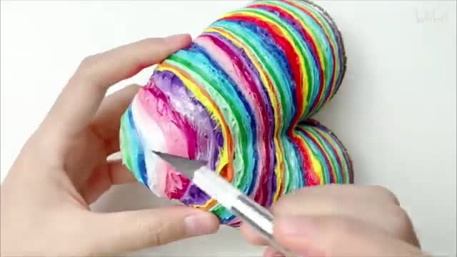 Tape ball cutting | Relaxing and Satisfying Video l ASMR