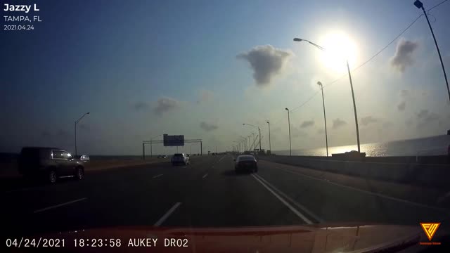 DashCam close call 2021.04.24 — TAMPA, FL