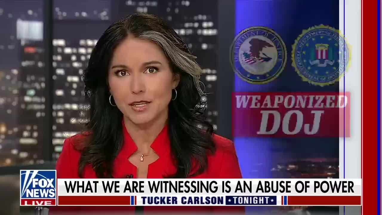 Tulsi Gabbard Nukes The DOJ's Shady Connections To The Left