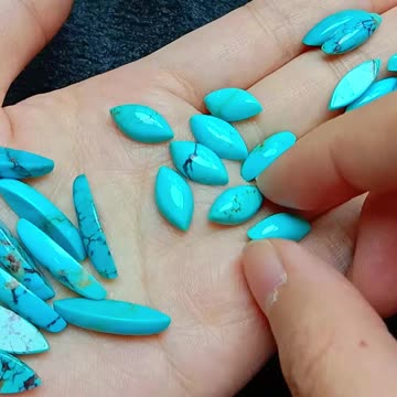 Natural turquoise Marquise beads size 9*11mm 12*16mm 18*25mm for Jewelry06