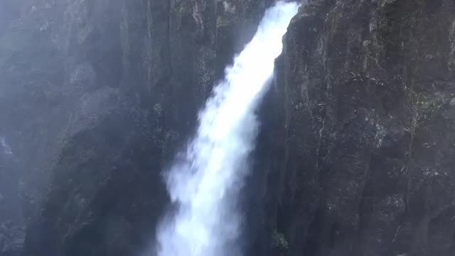 Natural waterfall