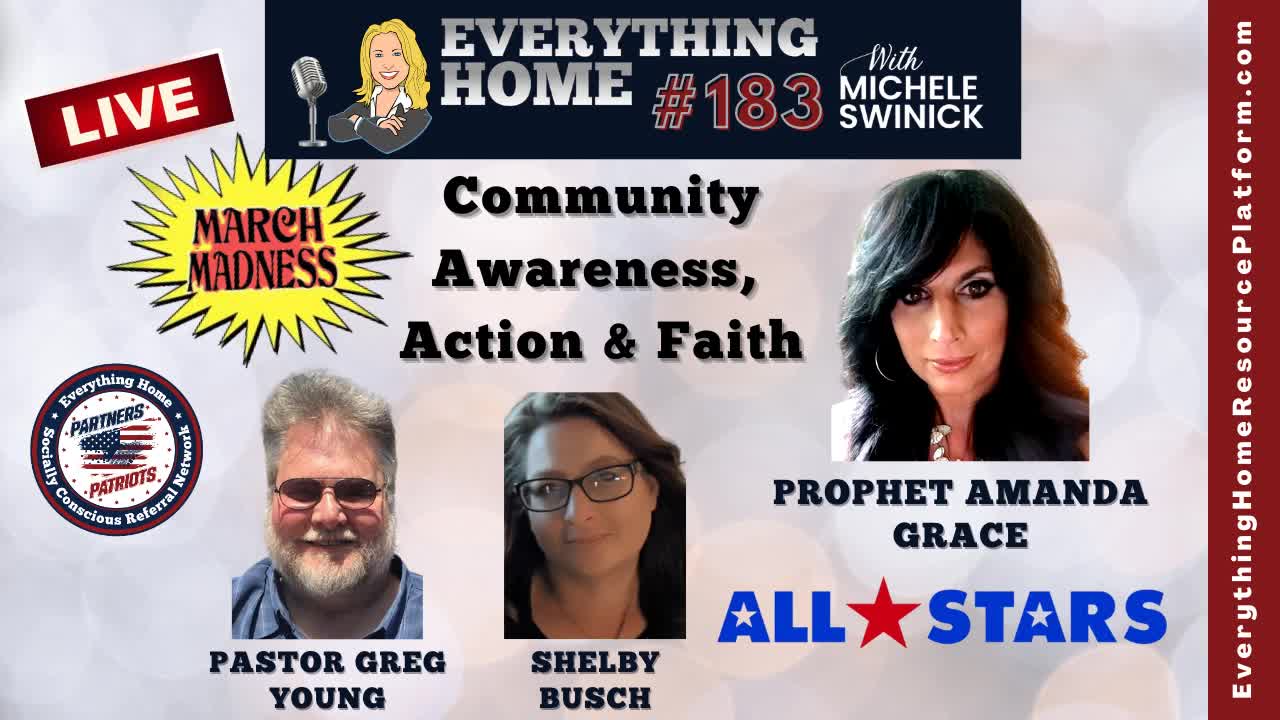 183 LIVE March Maskless Madness-Community Awareness, Action & Faith ALL STARS + PROPHET AMANDA GRACE