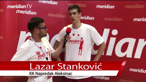 Meridian za Sofiju - Lazar Stanković, KK Napredak Aleksinac