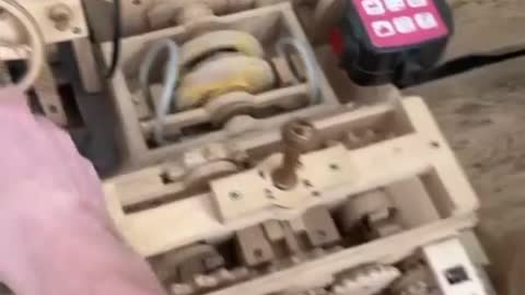 Incredible working car made from wood😱👏👏 by high school boys
