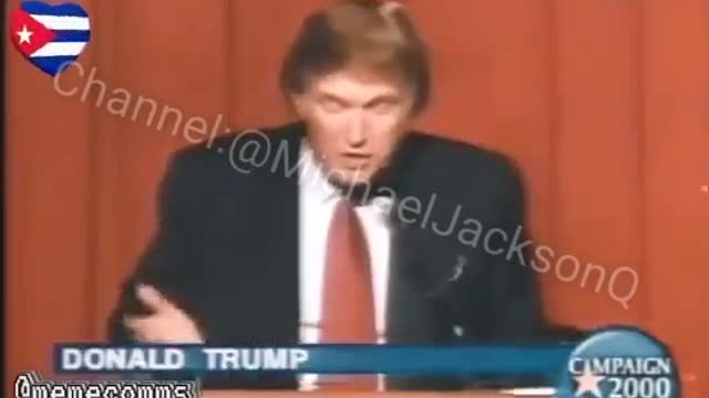 Donald J Trump speaking