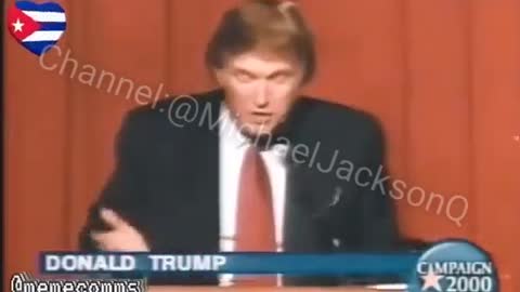 Donald J Trump speaking