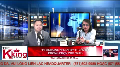TT UKRAINE ZELENSKY TUYÊN BỐ - KHÔNG CHỌN PHE NATO - 03/16/2022 - The KING Channel