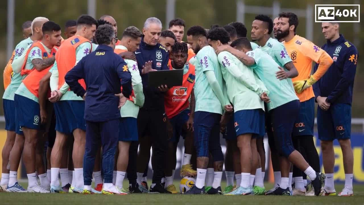 Neymar, Vini Jr & Brazil Training Session in Turin For World Cup