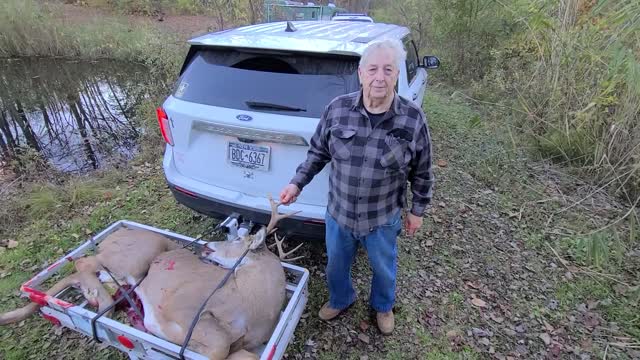 8 pointer buck my dad shot, still hunting at 83 years old!