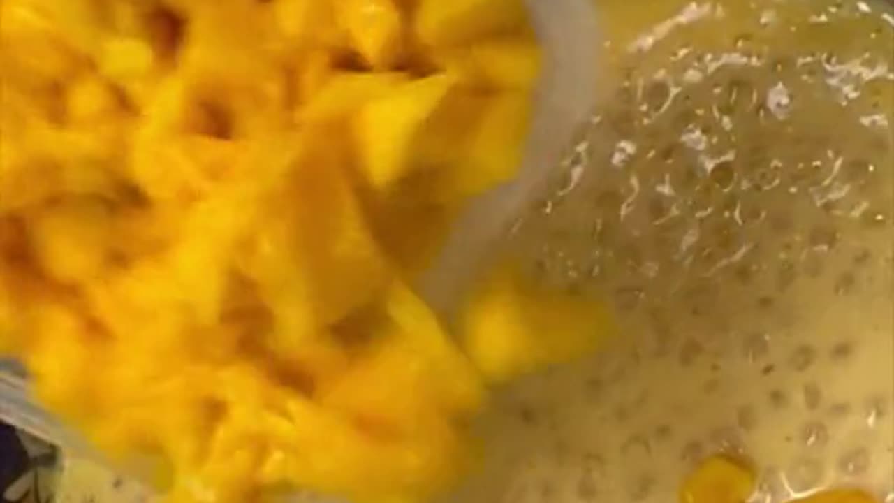 Delicious mango dessert