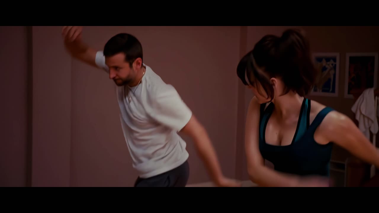 Silver Linings Playbook 2014 Jennifer Lawrence Bradley Cooper scene 2 remastered 4k