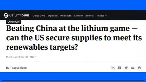 Did Joe Biden Sell Afghanistan to China For Their One Trillion Dollars in Lithium Mineral Deposits?