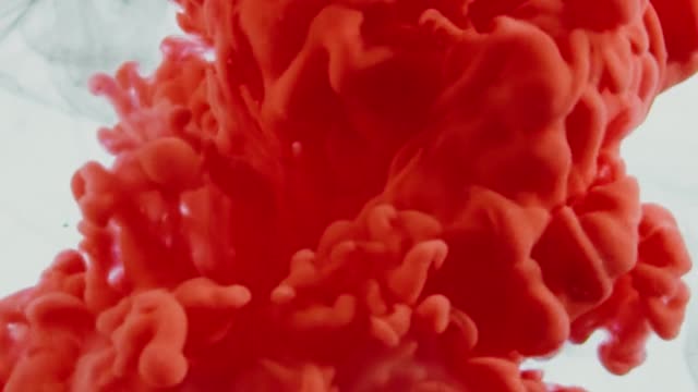 WATER INK EFFECT ASMR Red and black