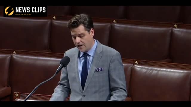 Rep.Matt Gaetz 'Someone May Be Trying To Kill Me'